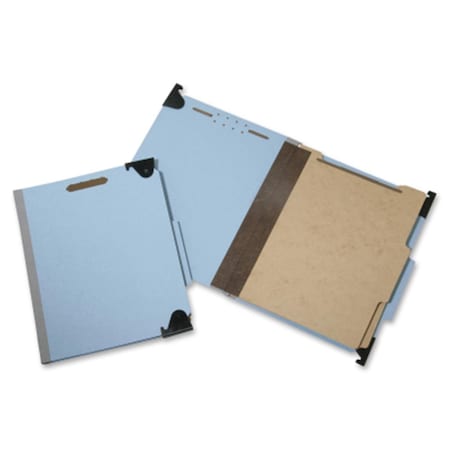 Made-To-Stick 753001 Letter Size Hanging File Folder - 6 Section Light Blue MA3197903
